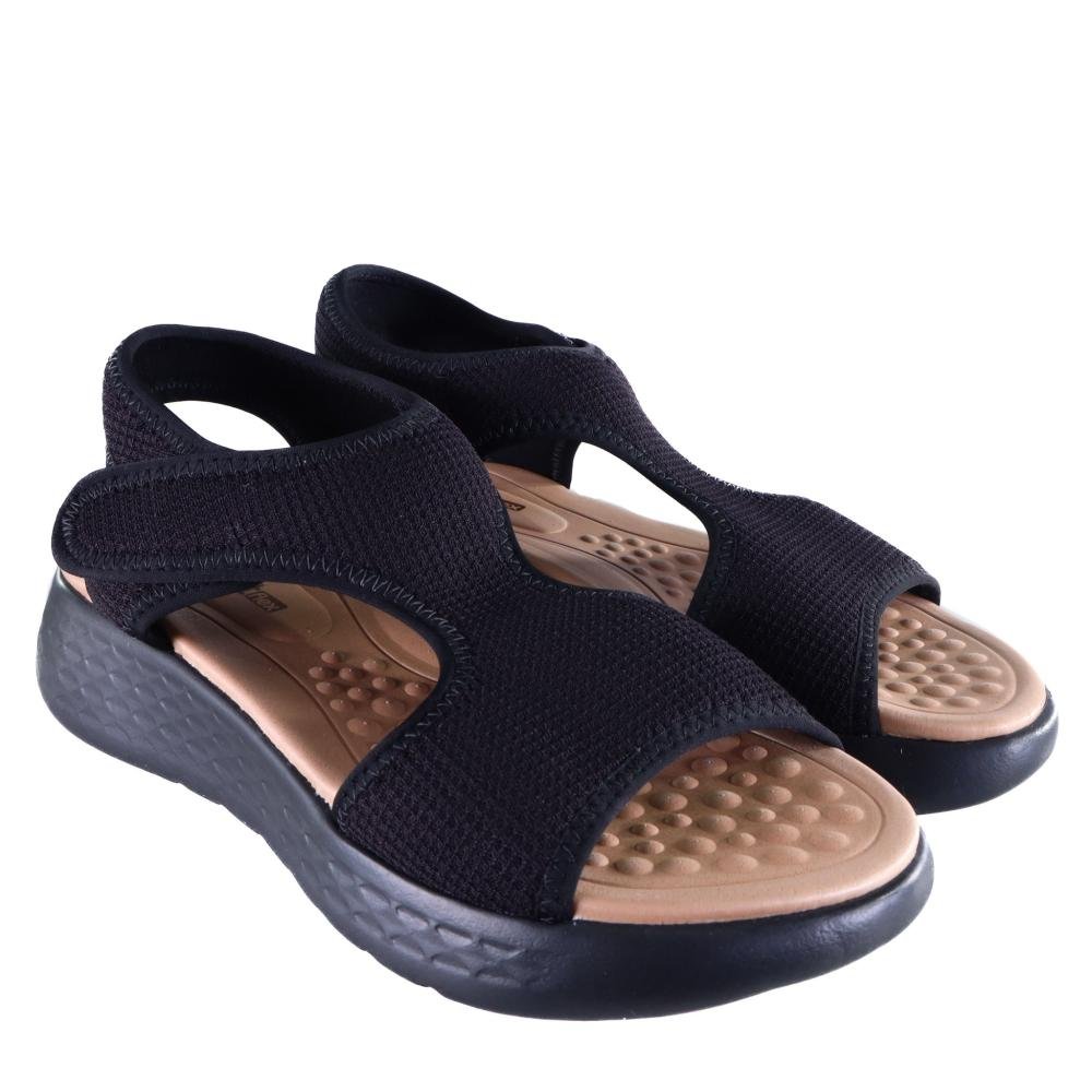 Sandália Comfortflex Feminino 25-47304 Preto Preto 3