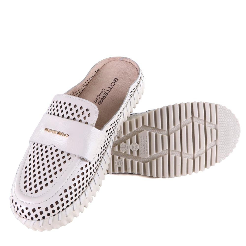 Mule Feminino Bottero Comfort 374105 Off White Off White