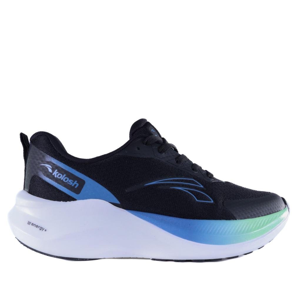 Tênis Kolosh Energy+ E0467 Preto/Azul Preto/Azul 1