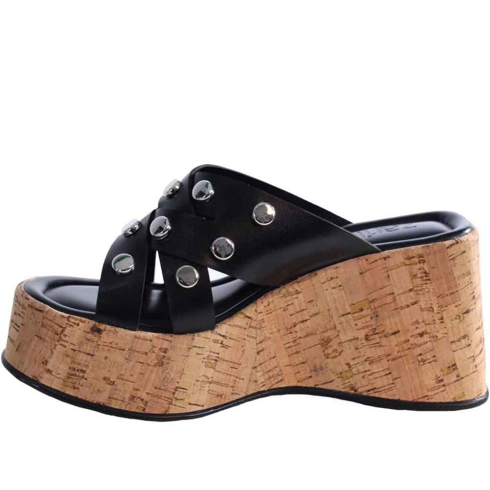 Tamanco Feminino Zariff com Plataforma 50450-91203 Preto Preto 2