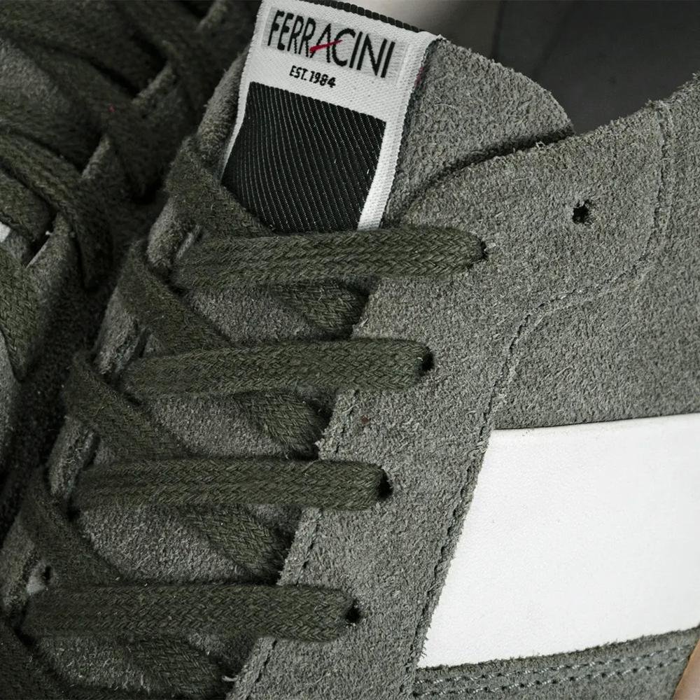 Tênis Masculino Ferracini Ibiza 7583-710 Oliva Cinza 4