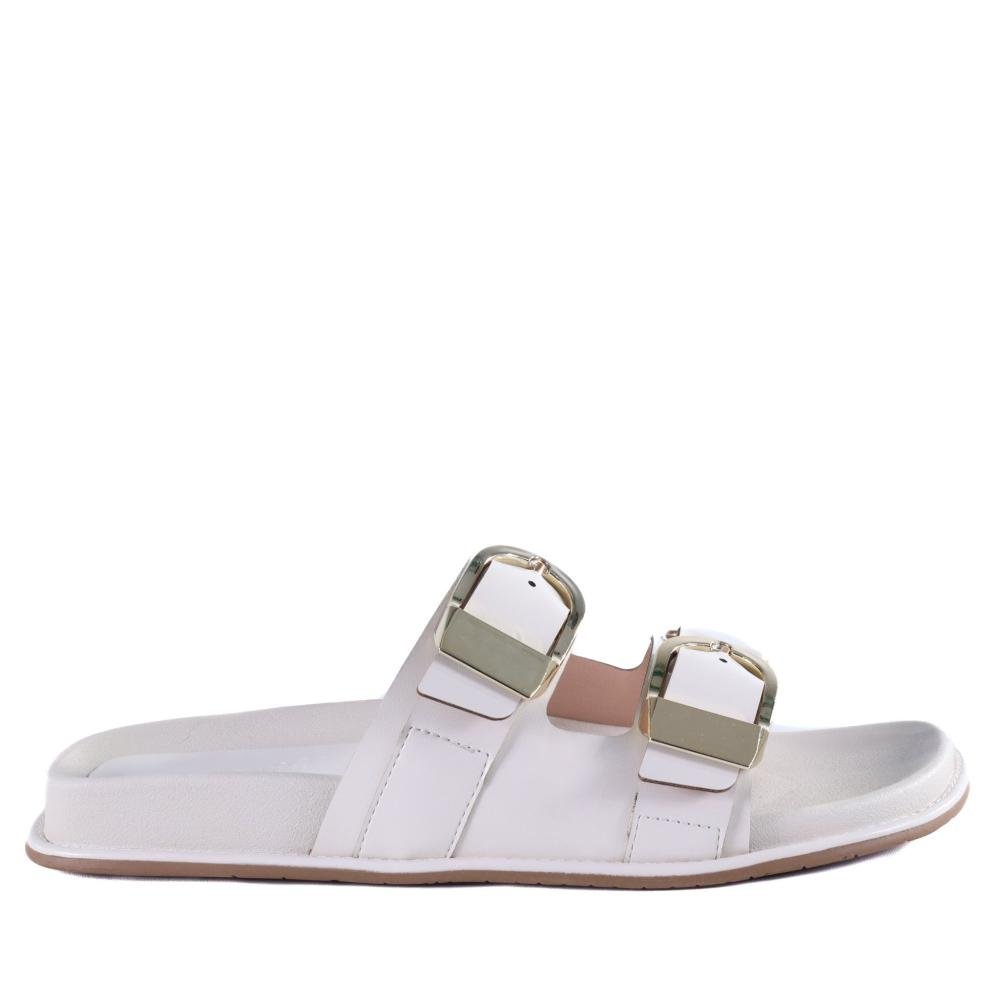 Papete Feminina Zariff com Maxi Fivelas 50471-90894 Off White