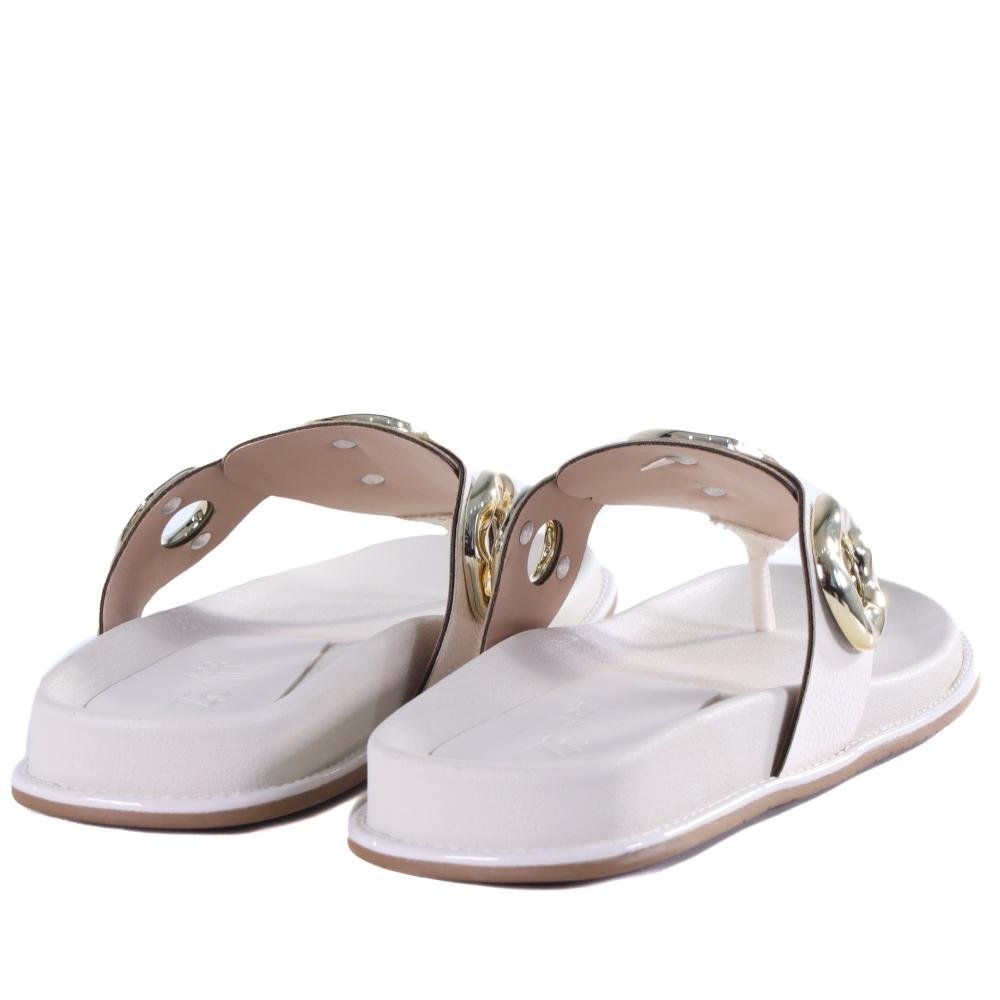 Papete Feminina Zariff 50471-90895 Off White Branco 5