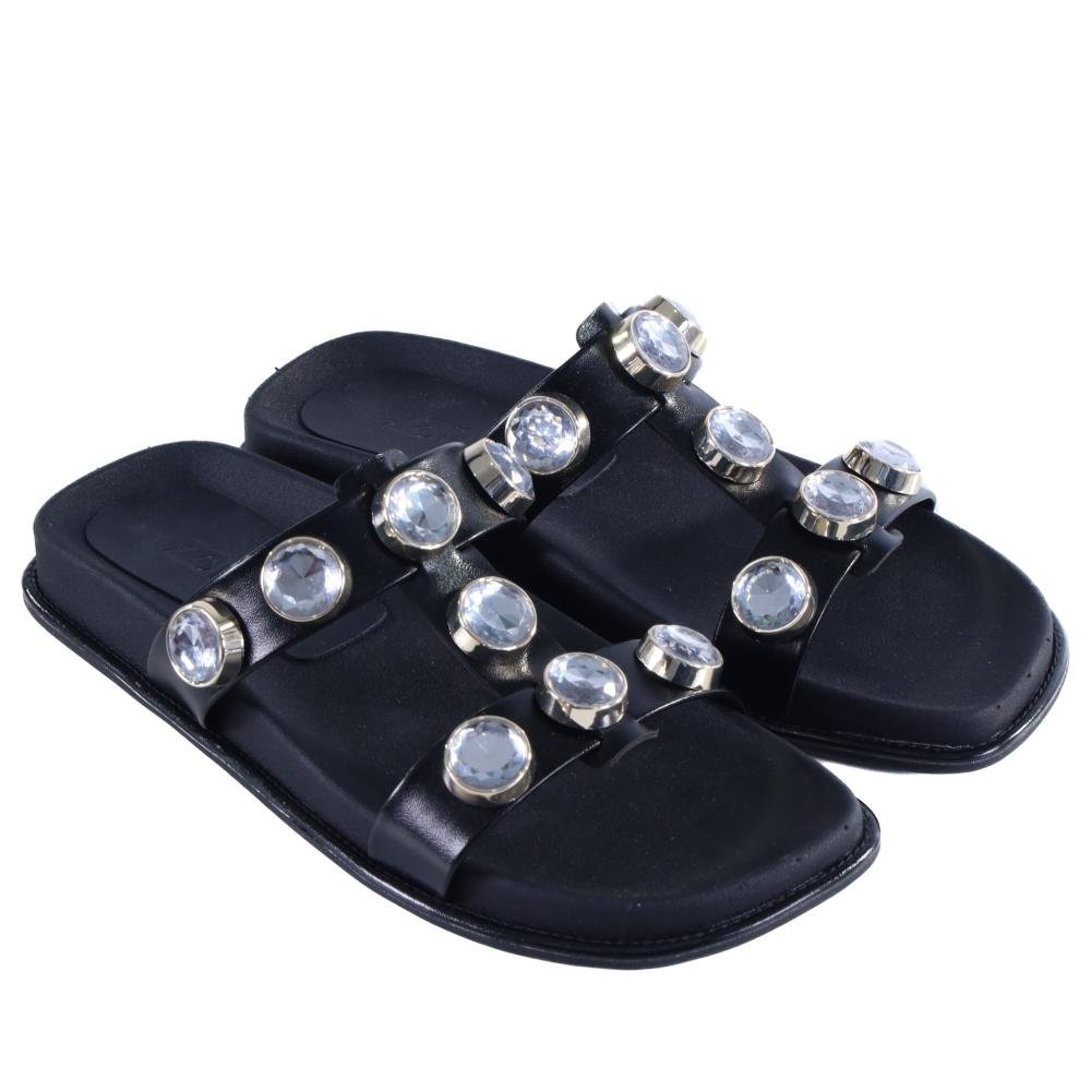 Papete Feminina Zariff 50471-90891 Preto Preto 2