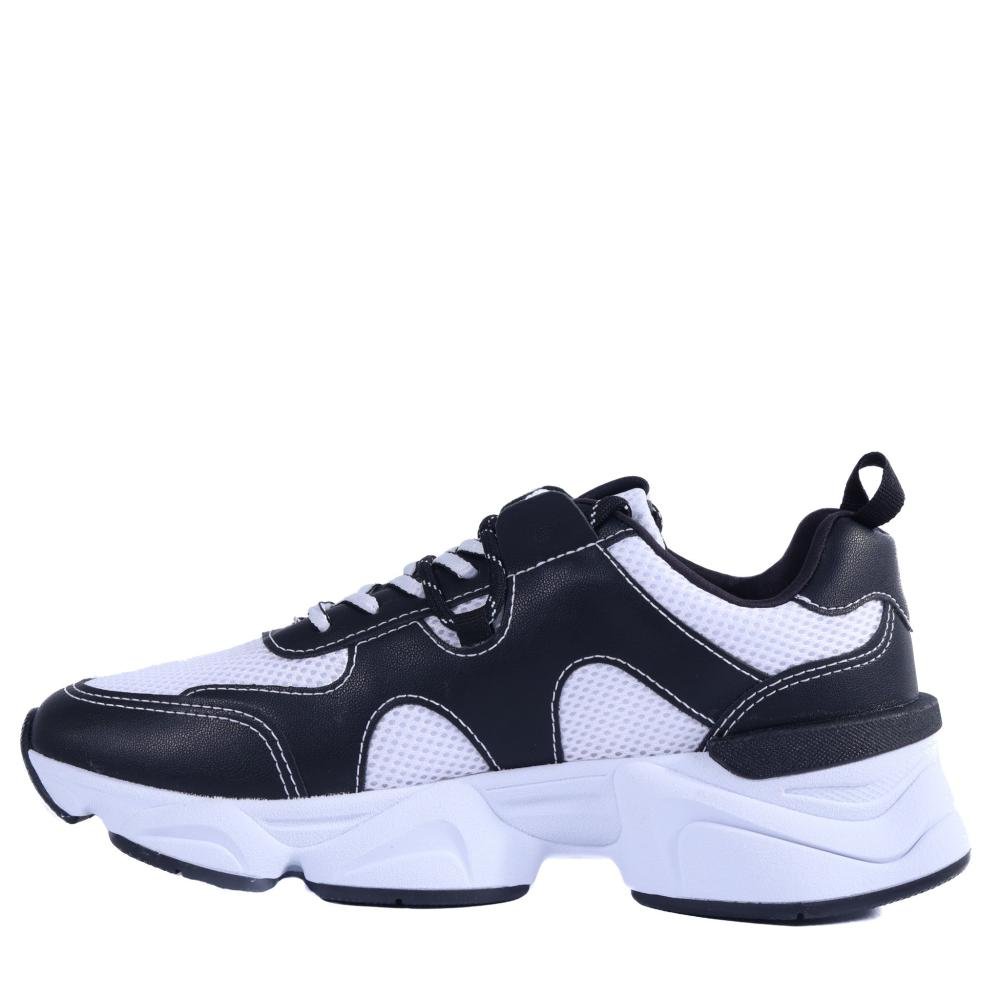 Tenis Ramarim SNK Feminino 25-90203 Preto/Branco Preto/Branco 2