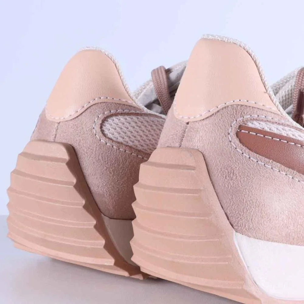 Tênis Feminino Chilli Beans Sneakers 25-95601 Mocca Rosa/Bege/Branco 5