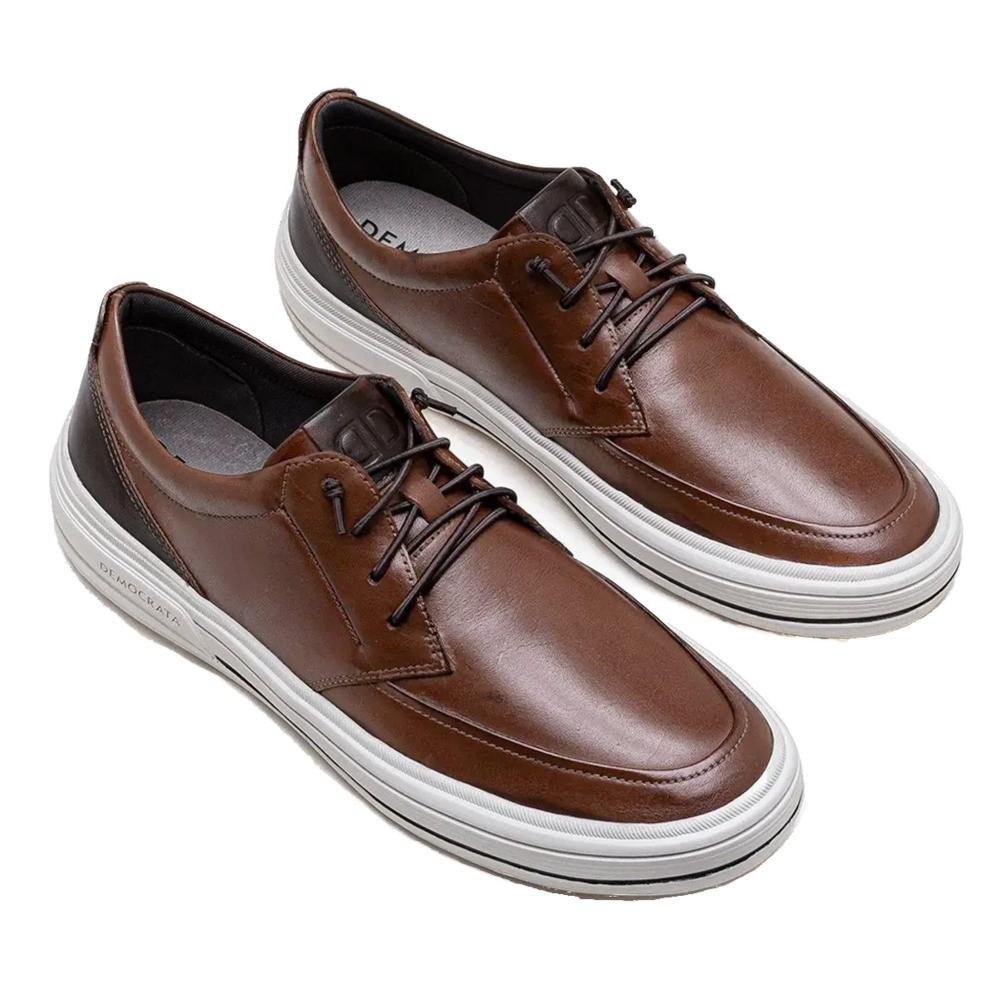 Tênis Masculino Clay Democrata 290302 Conhaque Conhaque 2