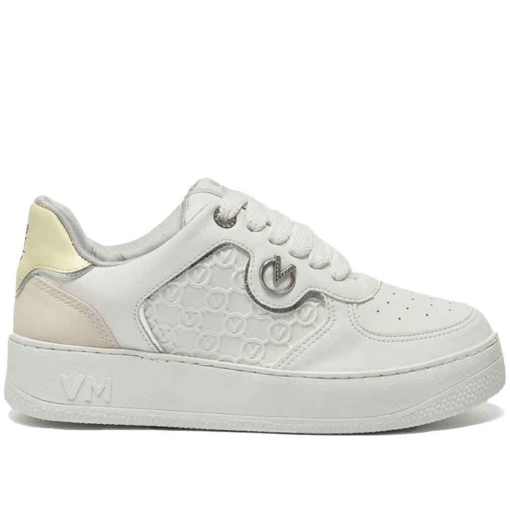 Tênis Via Marte Feminino Casual 209-008 Branco/Marfim