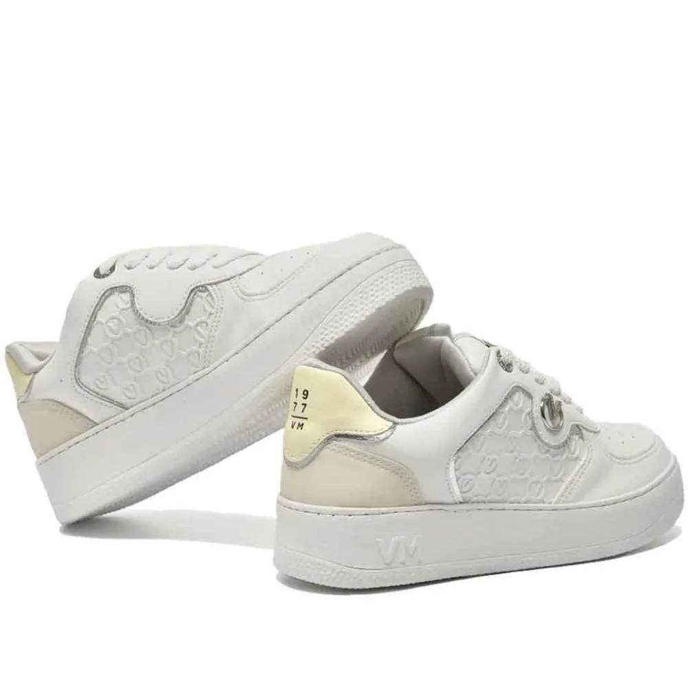 Tênis Via Marte Feminino Casual 209-008 Branco/Marfim Branco/Marfim 4