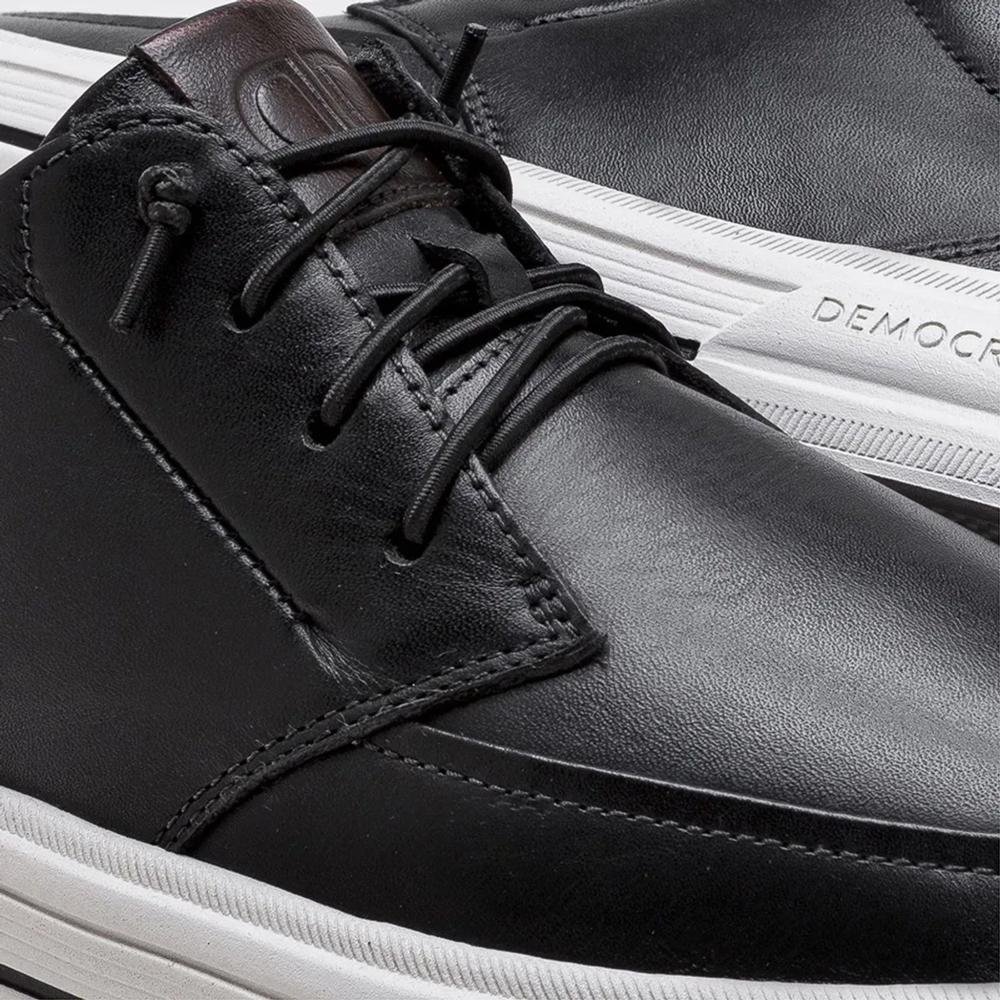 Tênis Masculino Clay Democrata 290302 Preto Preto 3