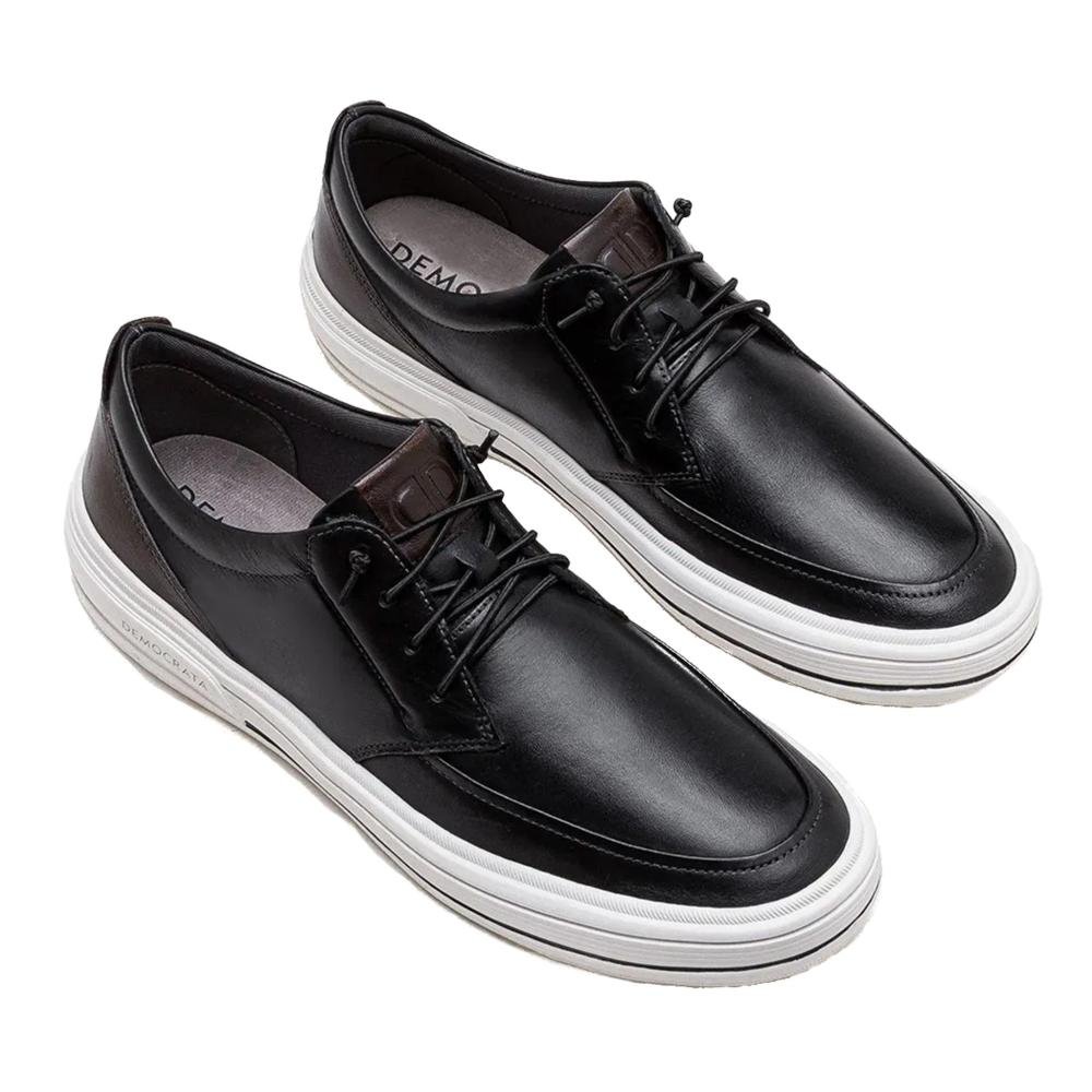 Tênis Masculino Clay Democrata 290302 Preto Preto 2