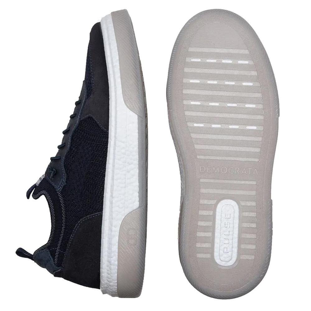 Tênis Masculino Beat Pulse Knit Democrata 623102 Marinho Marinho 4