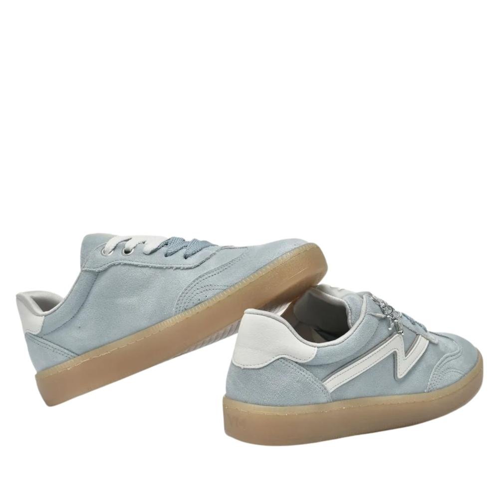 Tênis Feminino Camurça Via Marte 213-014 Azul Azul 3