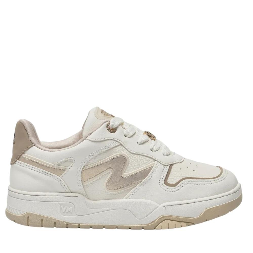 Tênis Via Marte Feminino Casual 76-002 Branco/Marfim