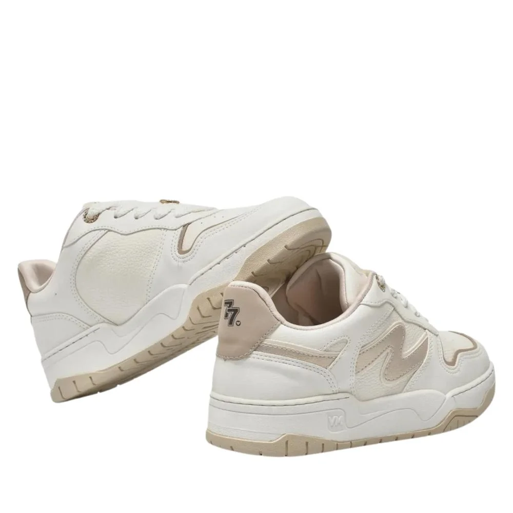 Tênis Via Marte Feminino Casual 76-002 Branco/Marfim Branco/Marfim 3