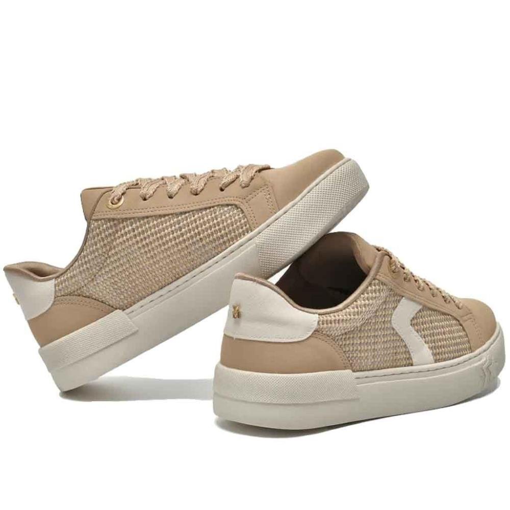Tênis Feminino Casual Via Marte 122-023 Marfim/Nude Nude 3