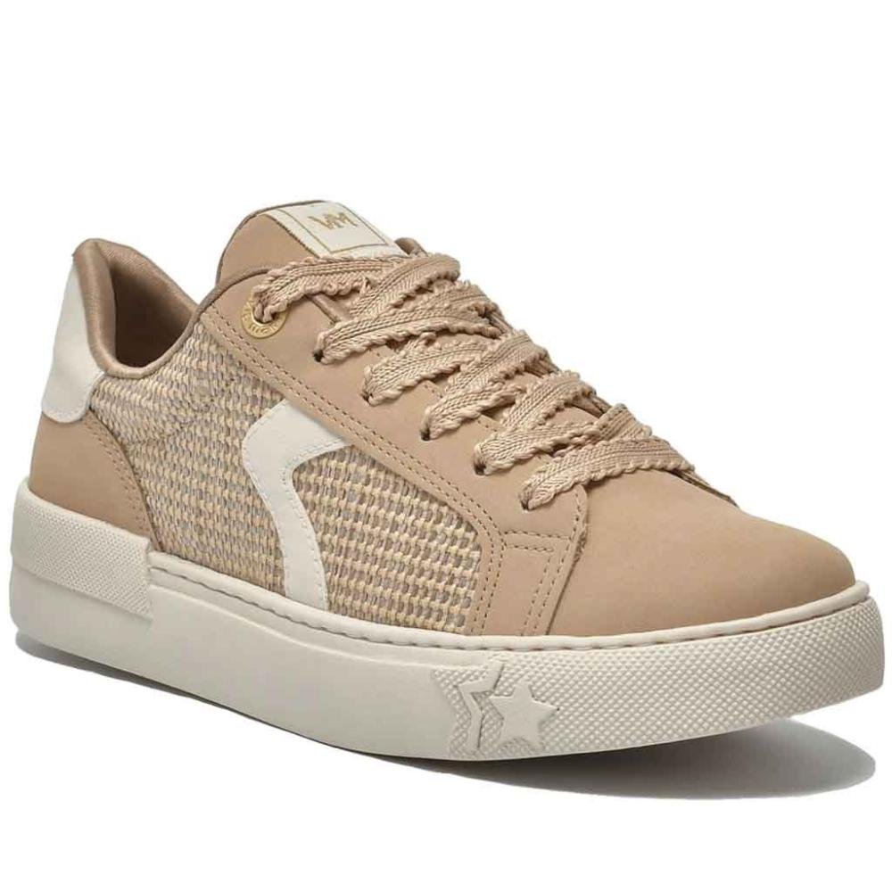 Tênis Feminino Casual Via Marte 122-023 Marfim/Nude Nude 4