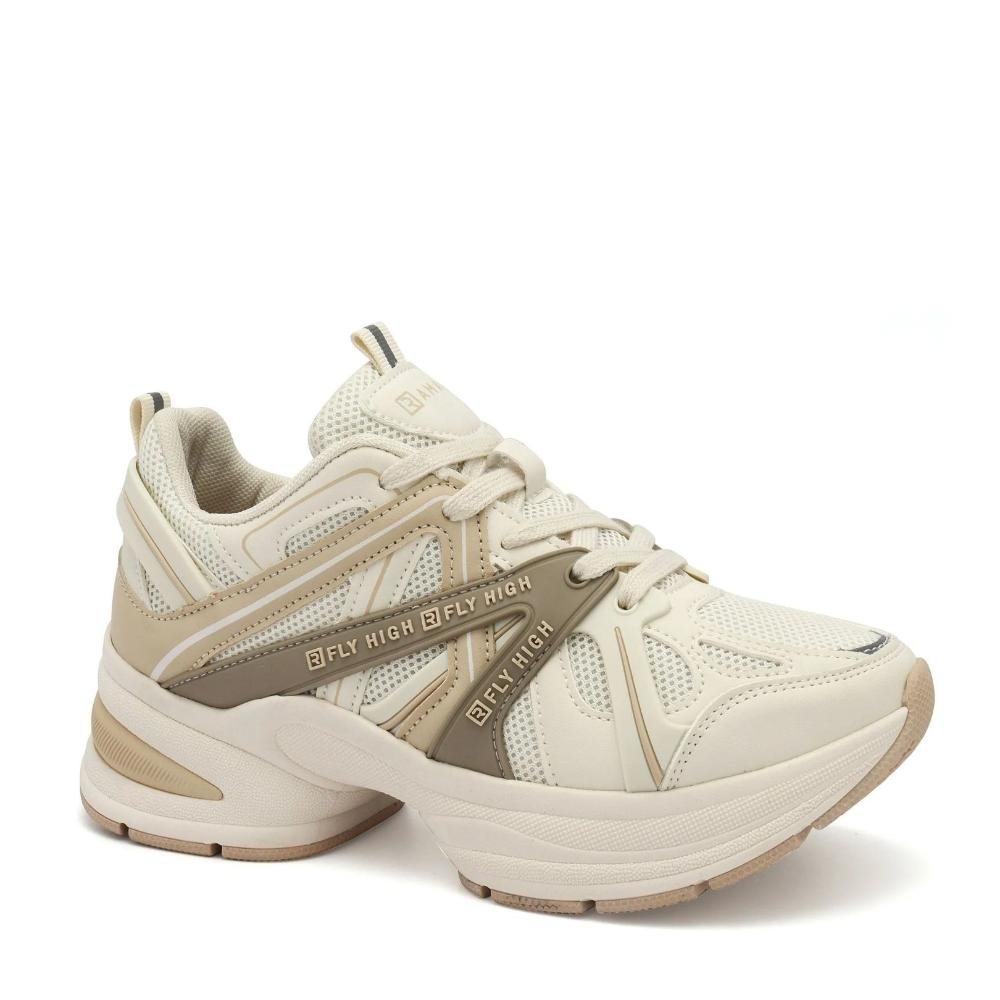 Tênis Feminino Ramarim Fly High 2581131 Coconut Branco/Bege 3