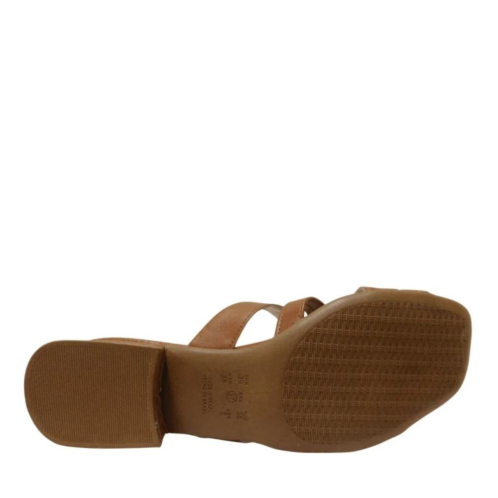 Tamanco Comfortflex Feminino 25-55401 Toffe Marrom 4