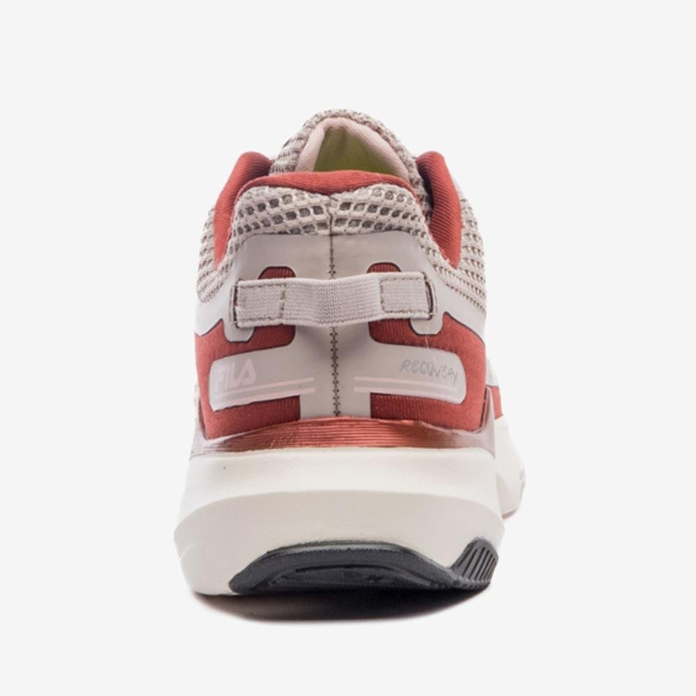 Tênis Feminino Running Fila Recovery Bordo Bege/Bordô 6