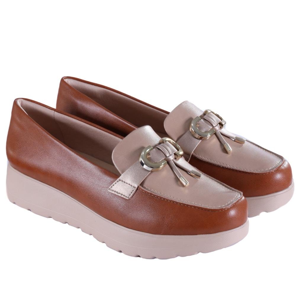 Mocassim Feminino Comfortflex 25-59403 Toffe/Mocca Marrom 3