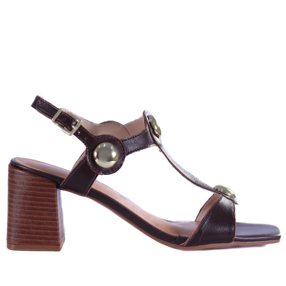 Sandália Ramarim Feminina Couro 2553203 Almond