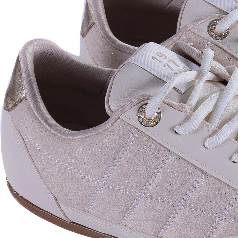 Tênis Feminino Via Marte Casual 309-003 Marfim Marfim 4