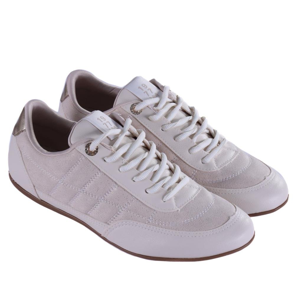 Tênis Feminino Via Marte Casual 309-003 Marfim Marfim 3