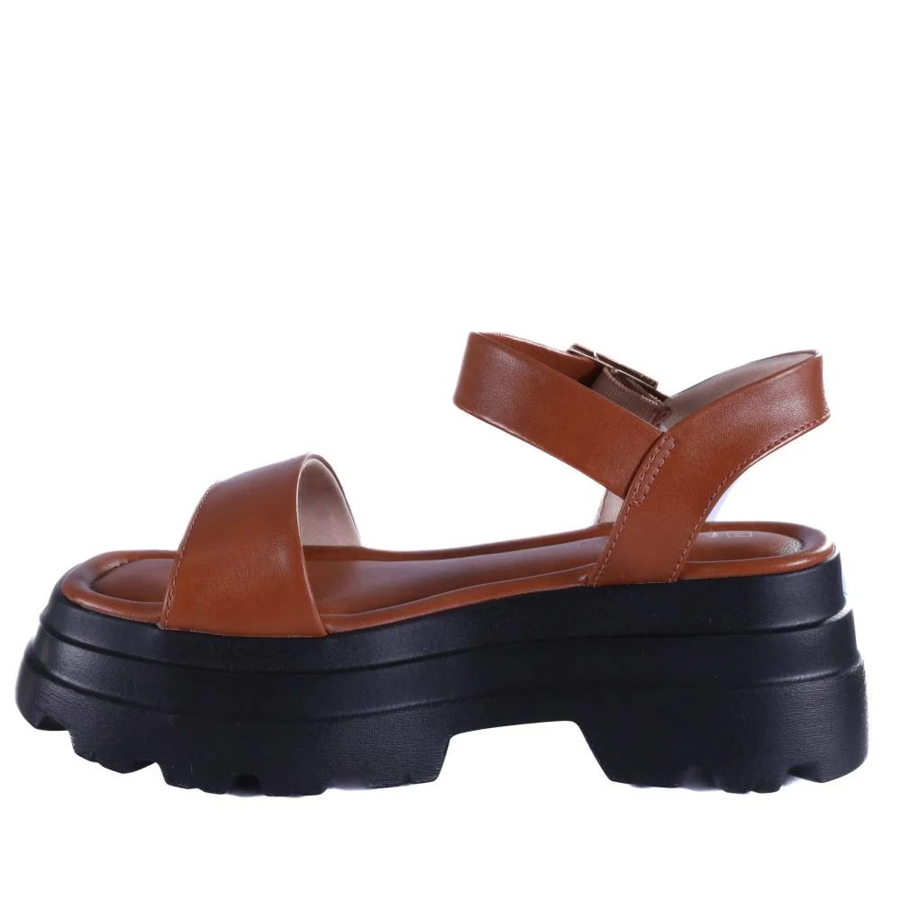 Sandália Ramarim Feminino Tratorado 25-42202 Toffe Marrom 2