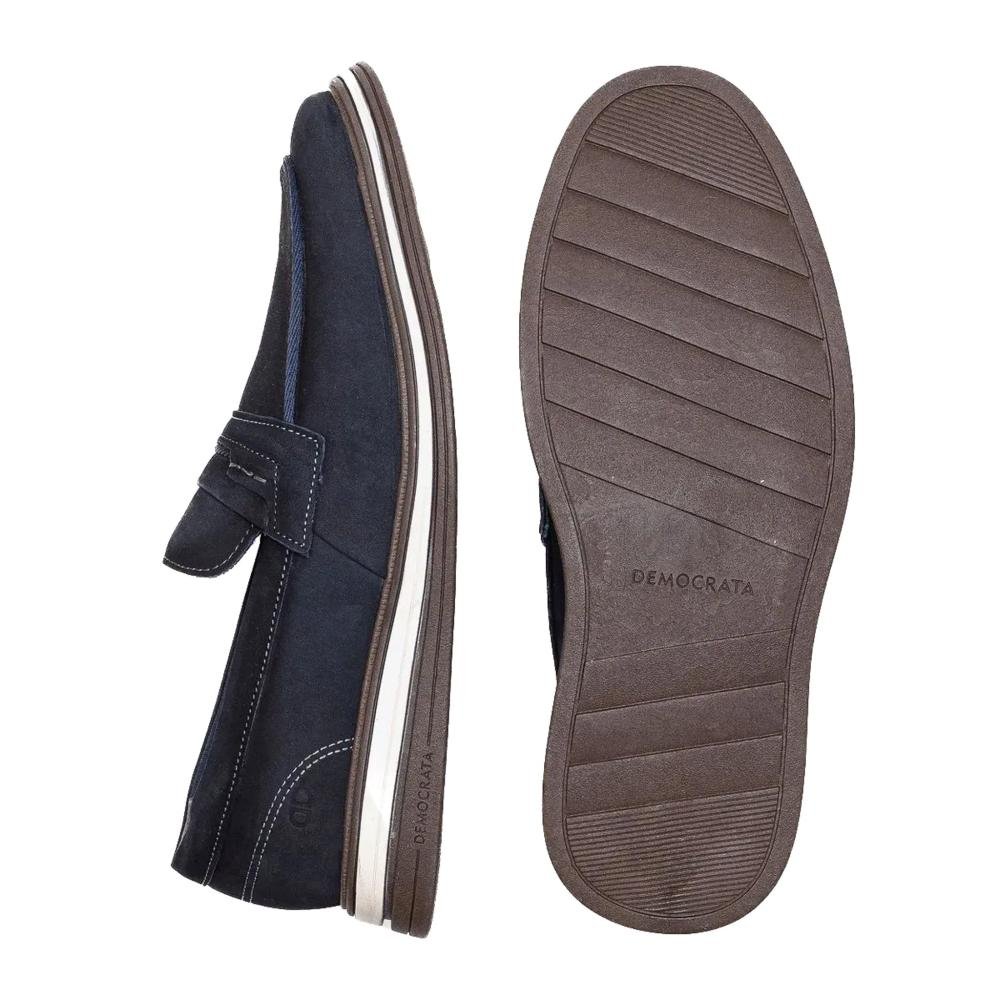 Sapato Masculino Democrata  Dune Hi-Soft 298203 Marinho Marinho 4