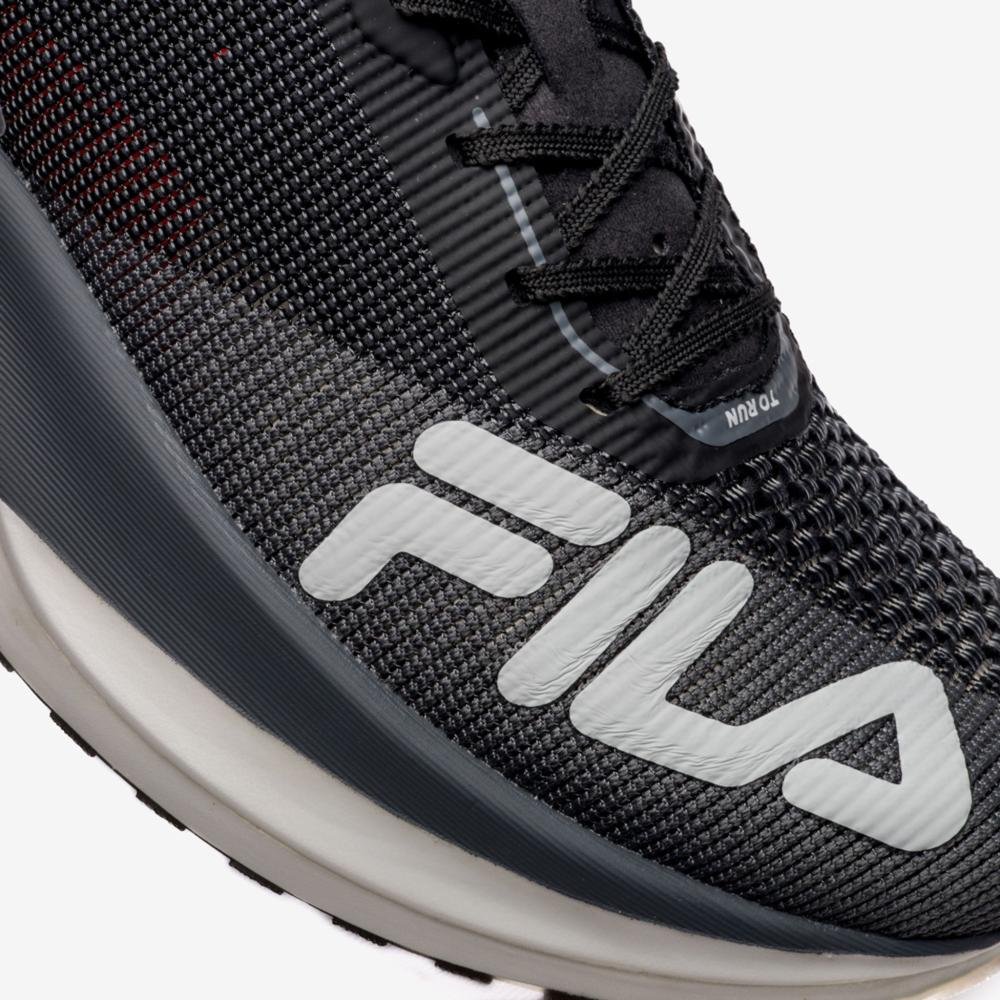 Tênis Masculino Running Fila Racer Carbon 3 Preto/Cinza Preto/Cinza 4
