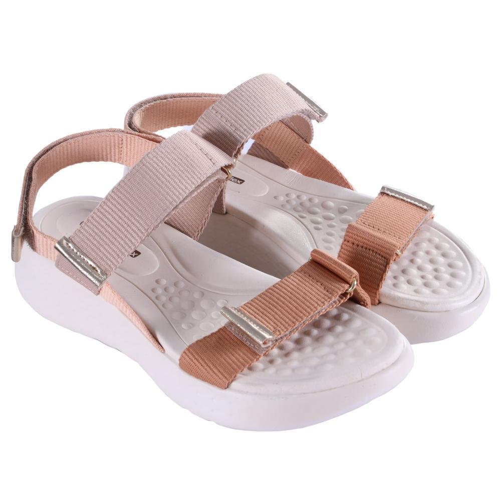 Sandália Comfortflex Feminina 25-47405 Camel/Nude Camel/Nude 3