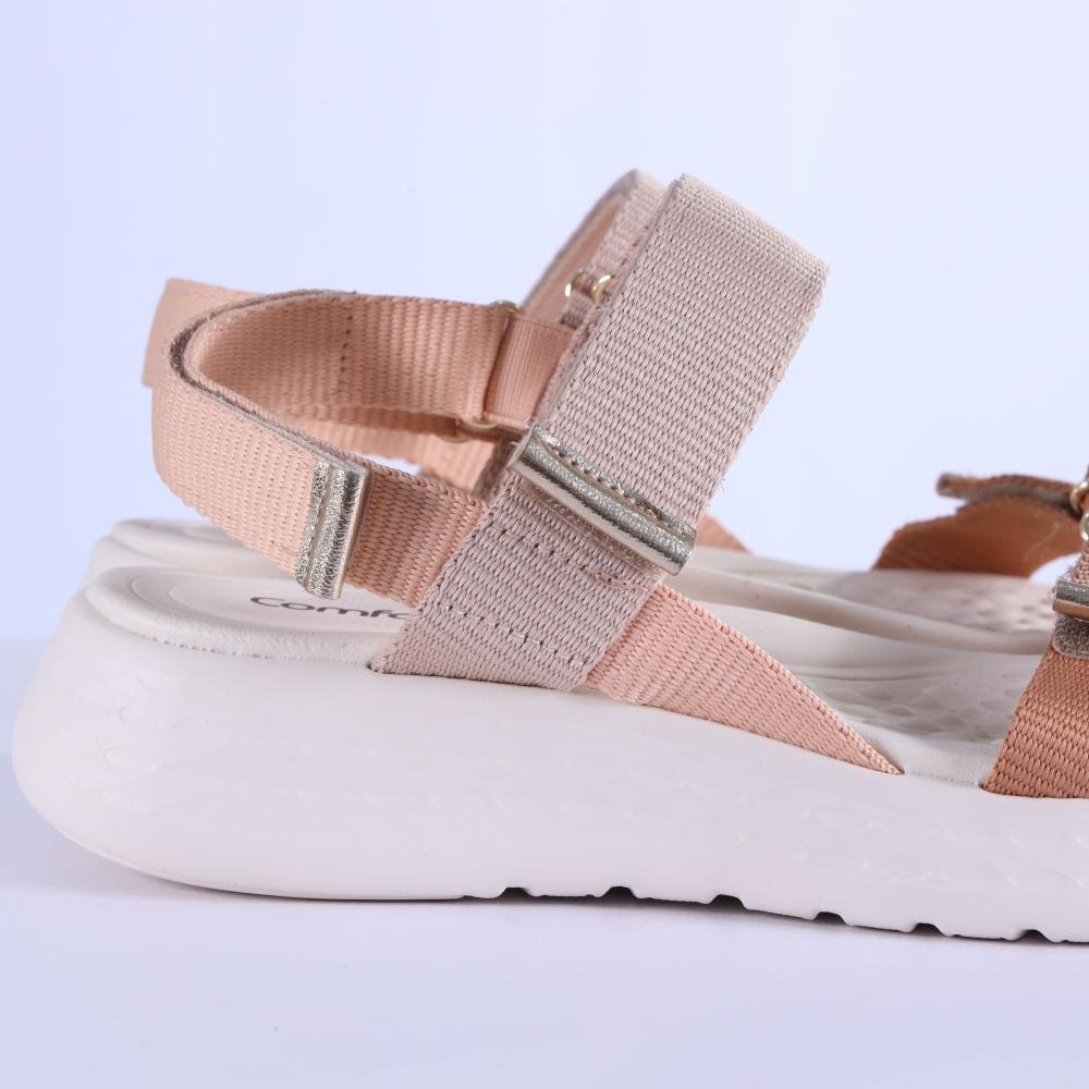 Sandália Comfortflex Feminina 25-47405 Camel/Nude Camel/Nude 4