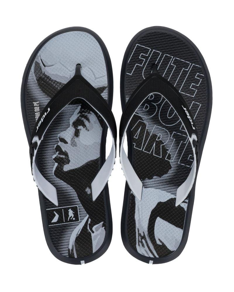 Chinelo Masculino Rider R1 Prime R10 12559 Cinza/Preto/Branco