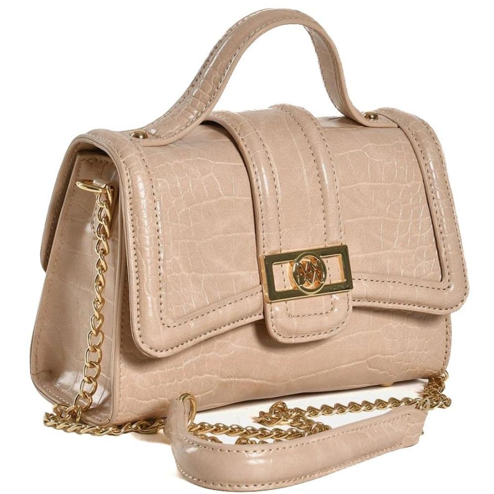 Bolsa Feminina Via Marte Shoulder Bag B2-720-01 Creme Creme 3