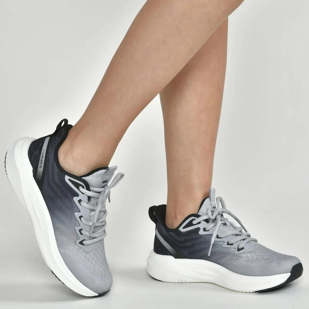 Tênis Via Marte Feminino Esportivo 262-001-01 Preto Cinza/Preto 2