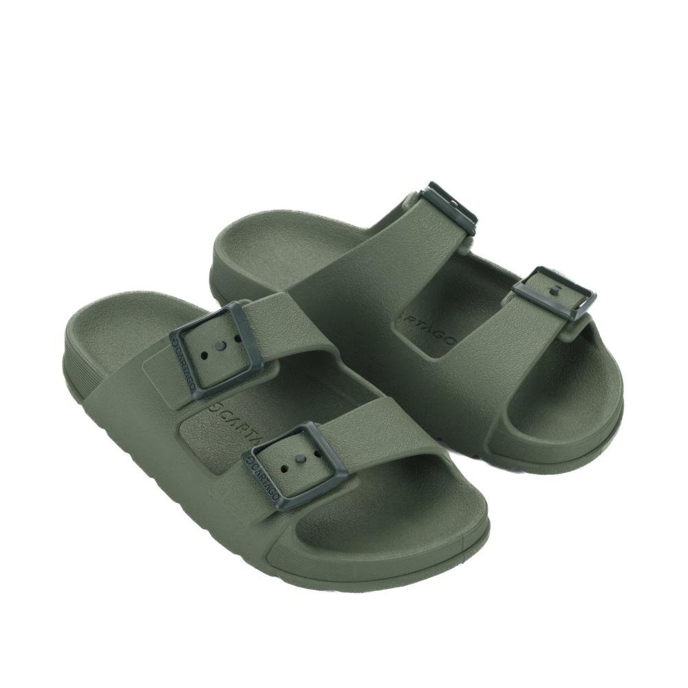 Chinelo Slide Infantil Masculino Cartago Torino 12566 Verde Verde 2