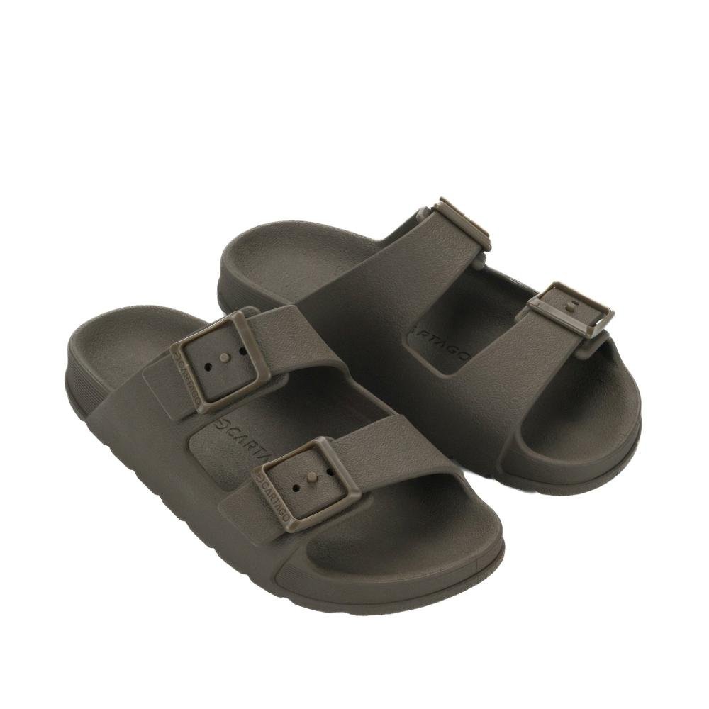 Chinelo Slide Infantil Masculino Cartago Torino 12566 Marrom Escuro Marrom 2
