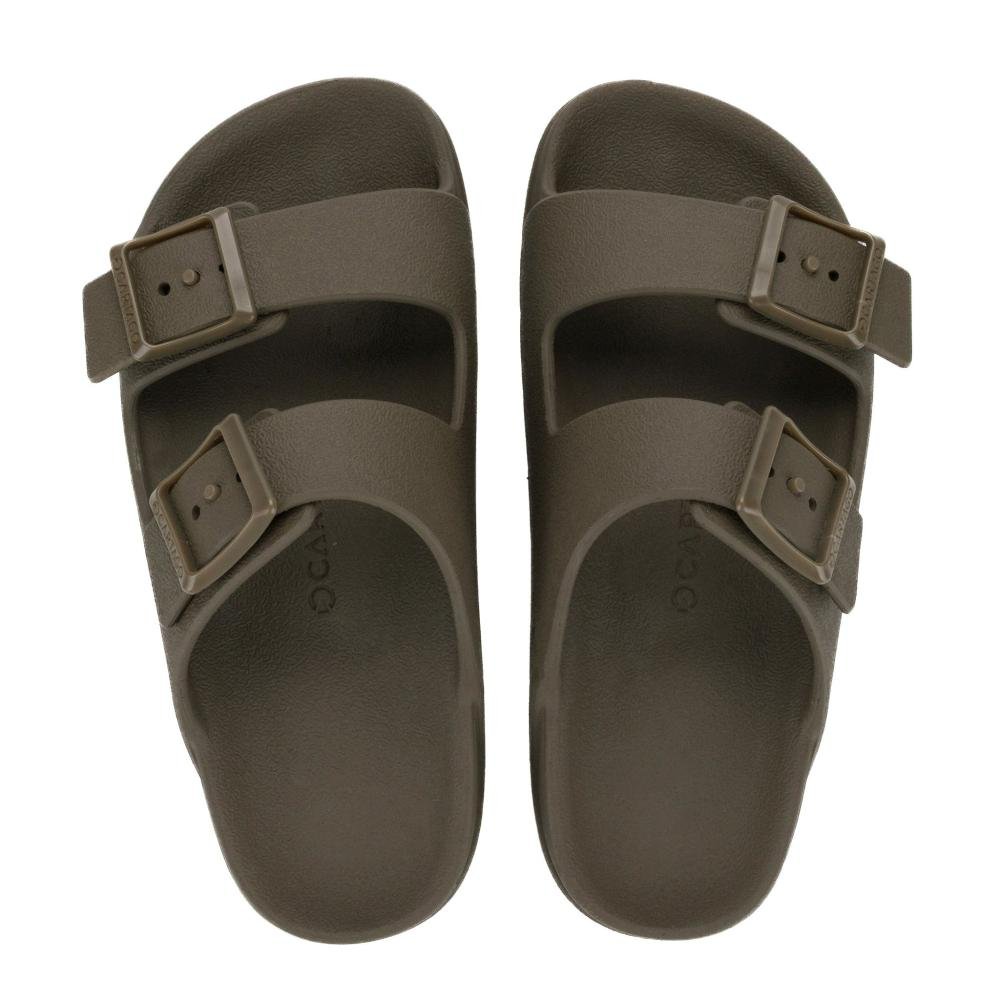 Chinelo Slide Infantil Masculino Cartago Torino 12566 Marrom Escuro Marrom 3