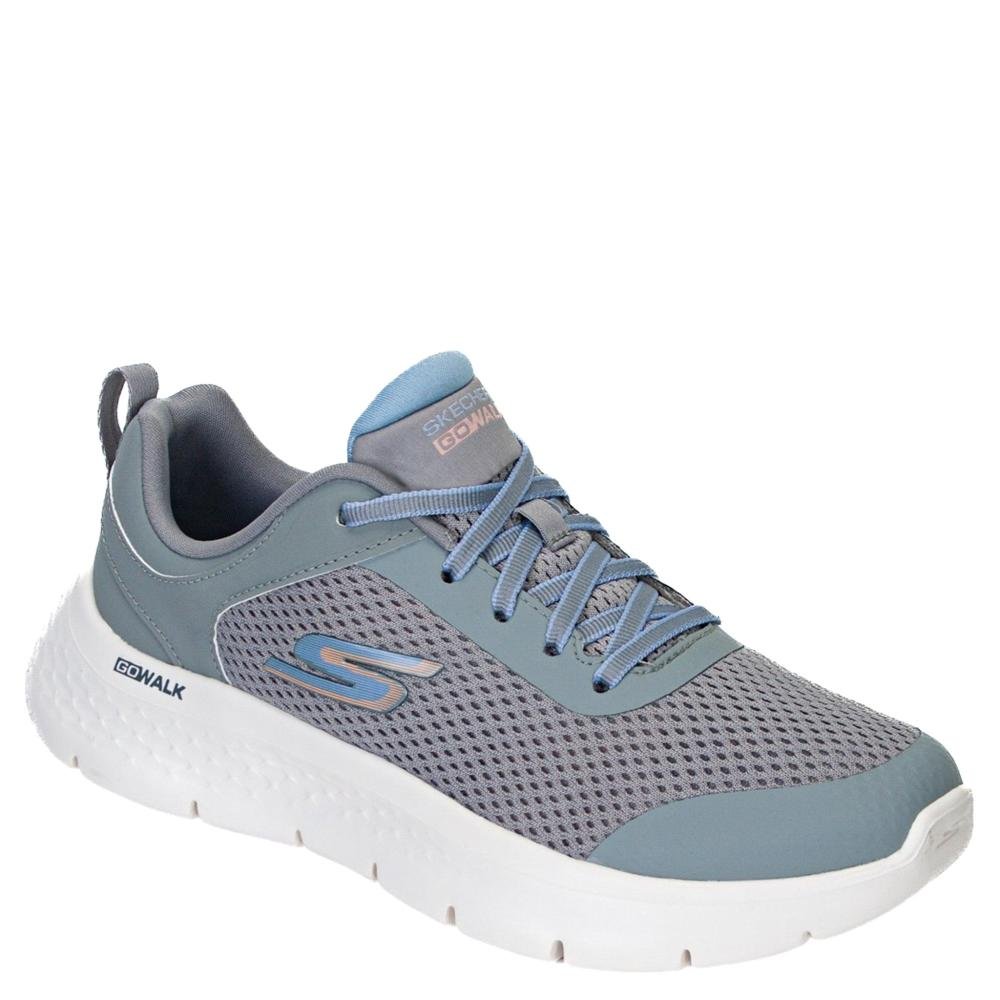 Tênis Feminino Skechers Go Walk 124817br Cinza Escuro Cinza/Azul 3