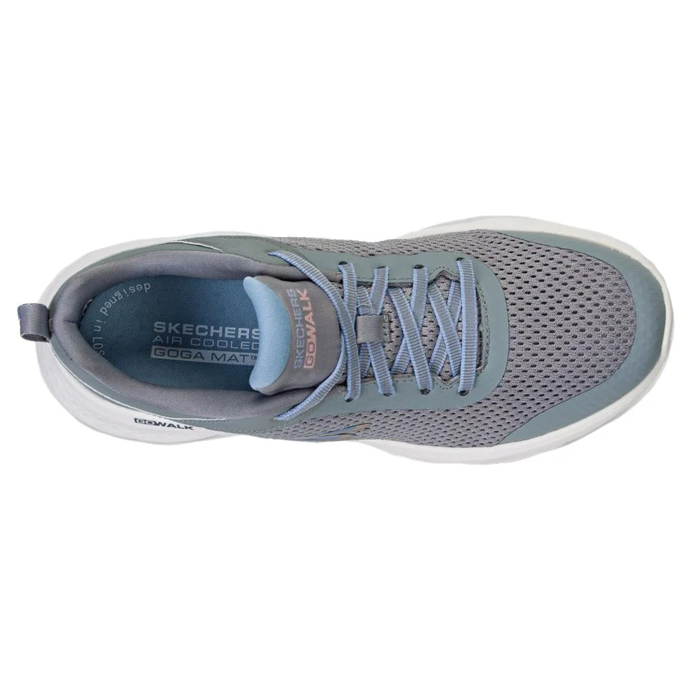 Tênis Feminino Skechers Go Walk 124817br Cinza Escuro Cinza/Azul 5