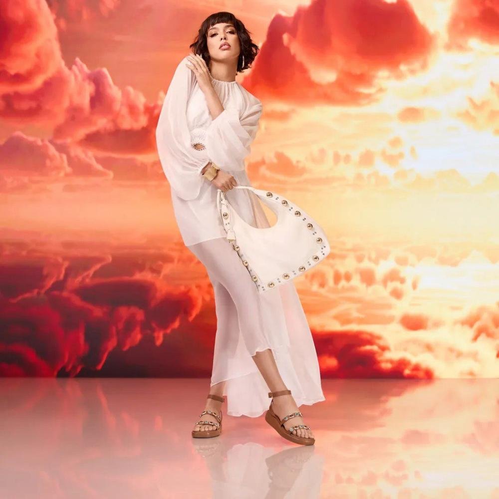 Sandália Papete Feminina Via Marte 267-001 Caramelo Marrom 2