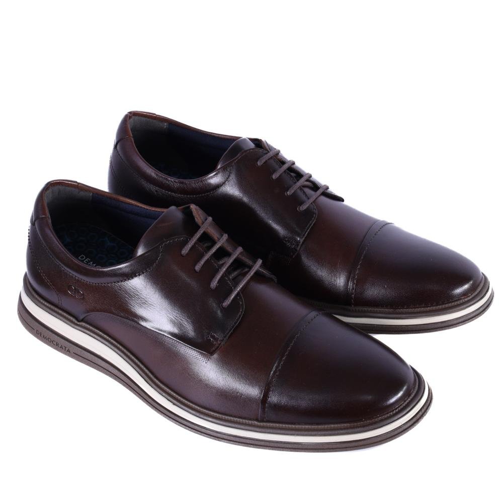 Sapato Masculino Hi-Soft Dune Democrata 298202 Tabaco Café 3