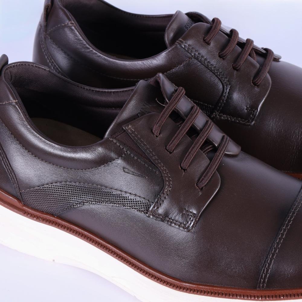 Sapatênis Ferracini Masculino Modena 3167-719i Tabaco Café 4