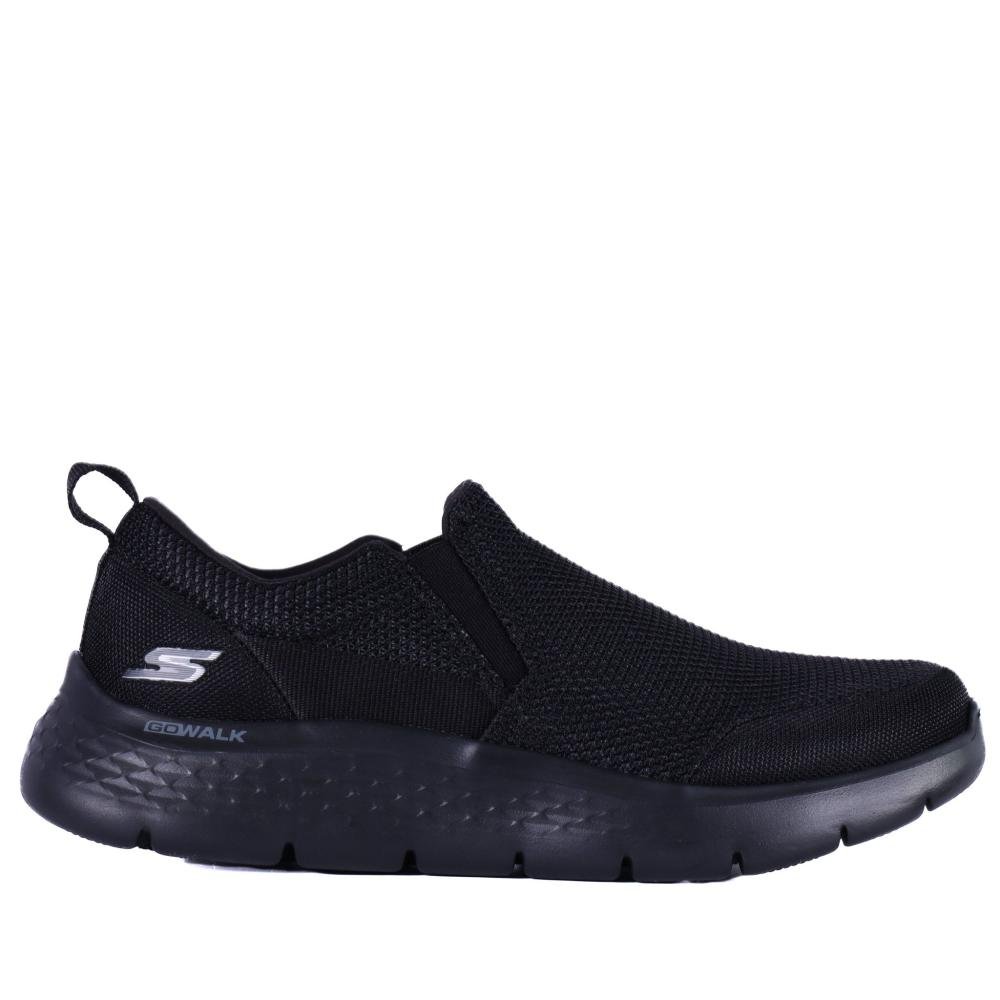 Tênis Masculino Skechers Slip On Go Walk Flex 894343br Preto