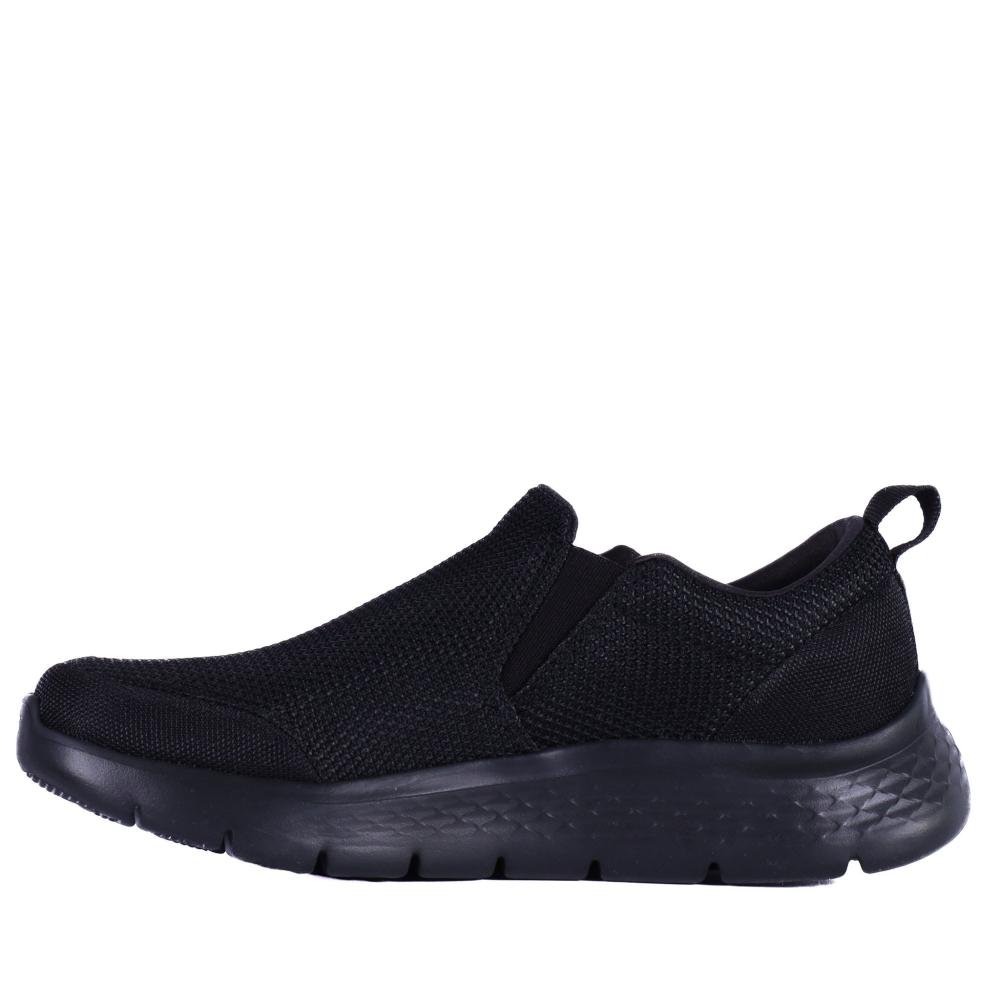 Tênis Masculino Skechers Slip On Go Walk Flex 894343br Preto Preto 2