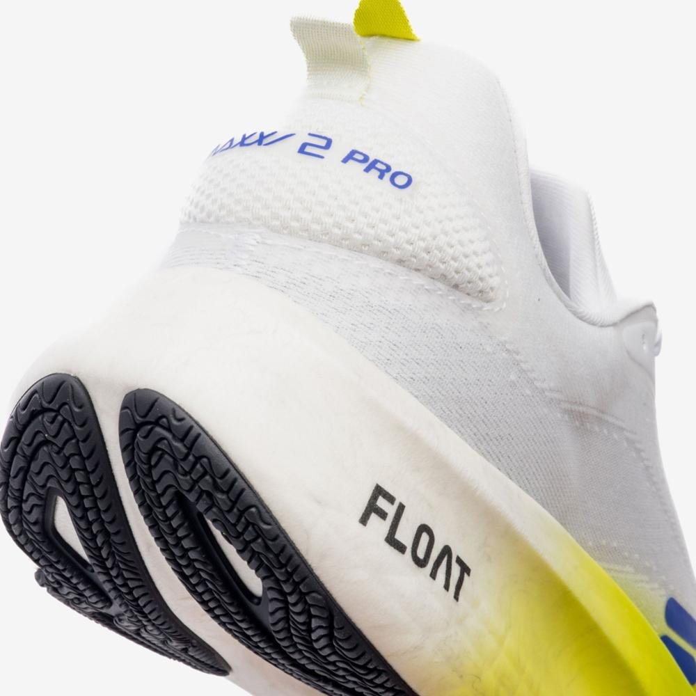 Tênis Unissex Running Fila Float Maxxi 2 Pro Branco/Verde Branco/Amarelo 8
