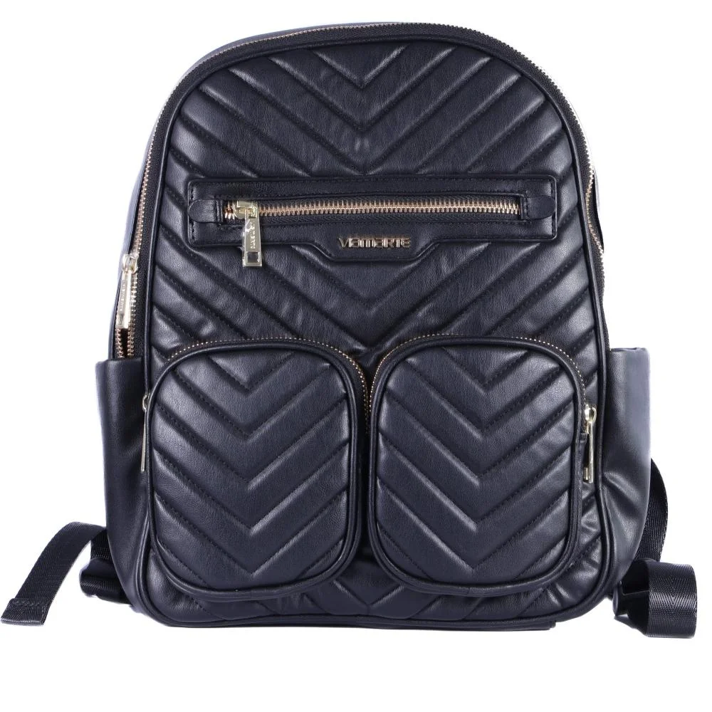 Mochila Feminina Via Marte Matelassê B2-723-01 Preto