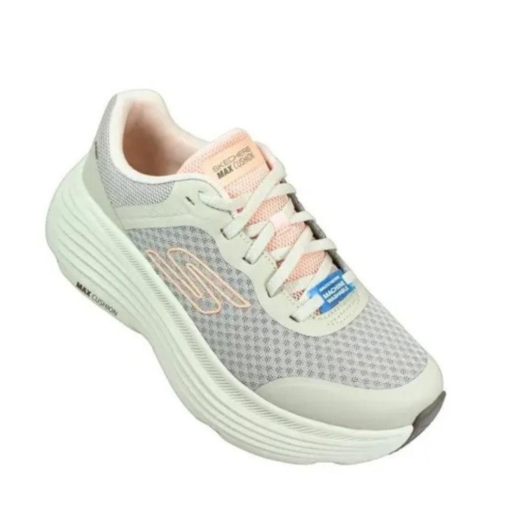 Tênis Skechers Feminino MaX Cushion 129470 Natural Off White 4