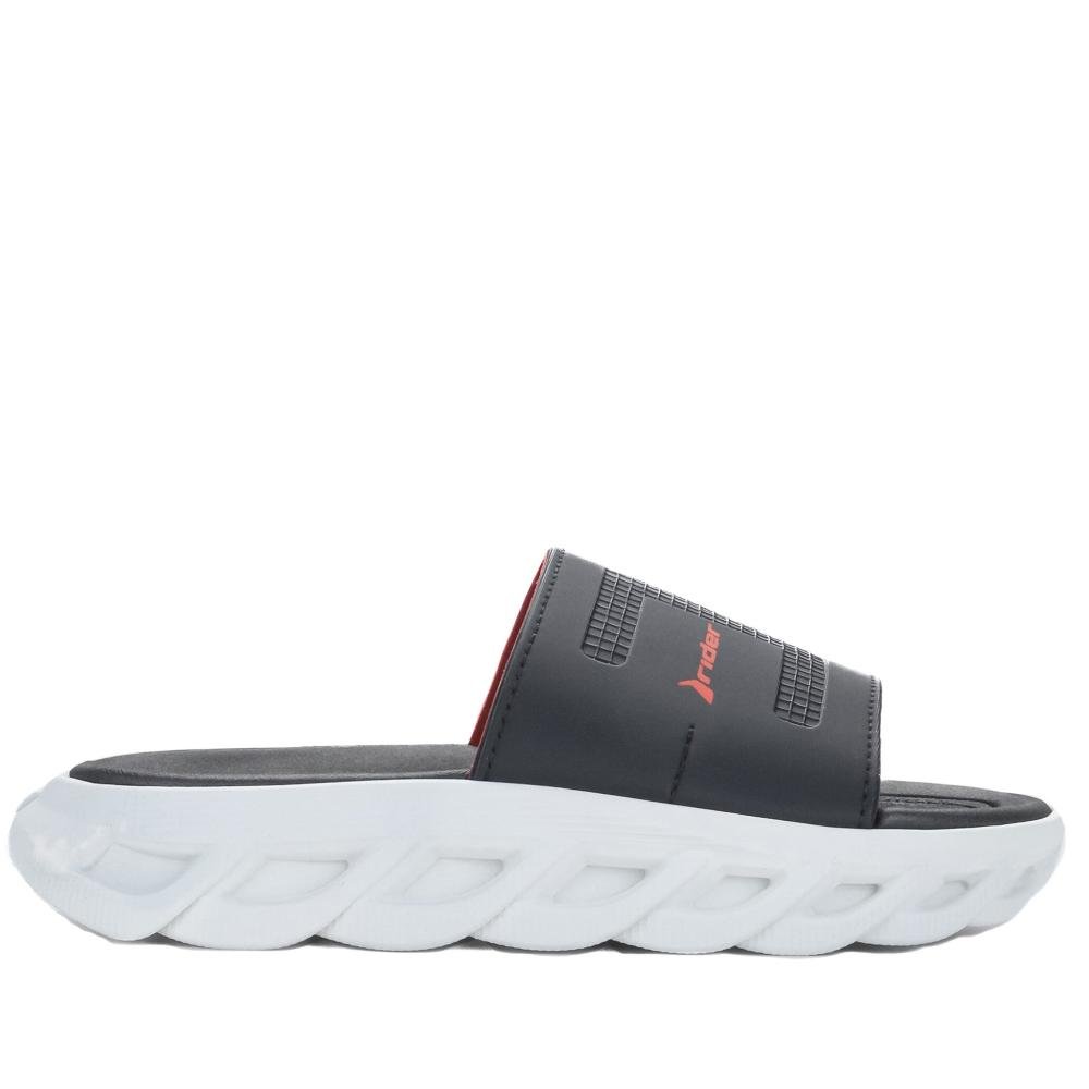 Chinelo Slide Infantil Rider R Power 12553 Preto/Cinza